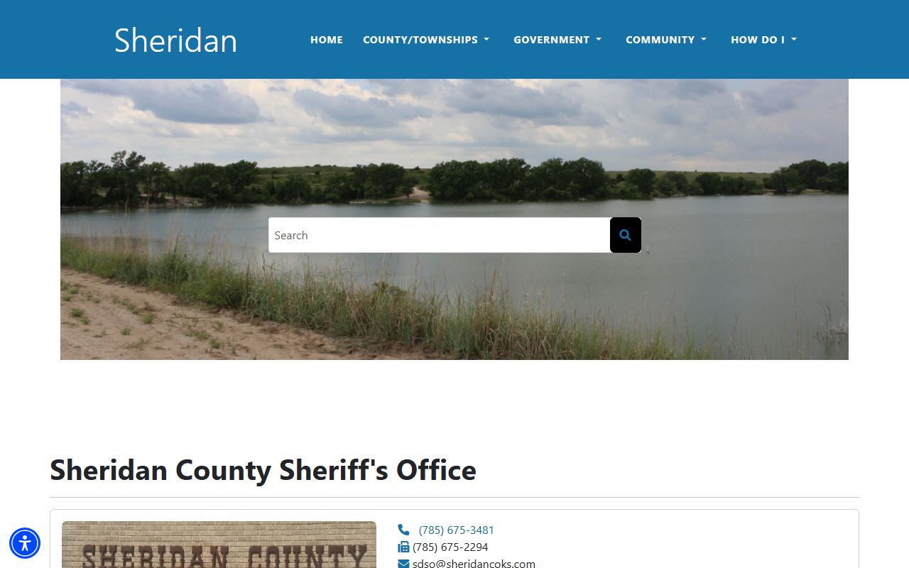 Official Sheridan County Sheriff's Office listing for arrest booking and custody routing