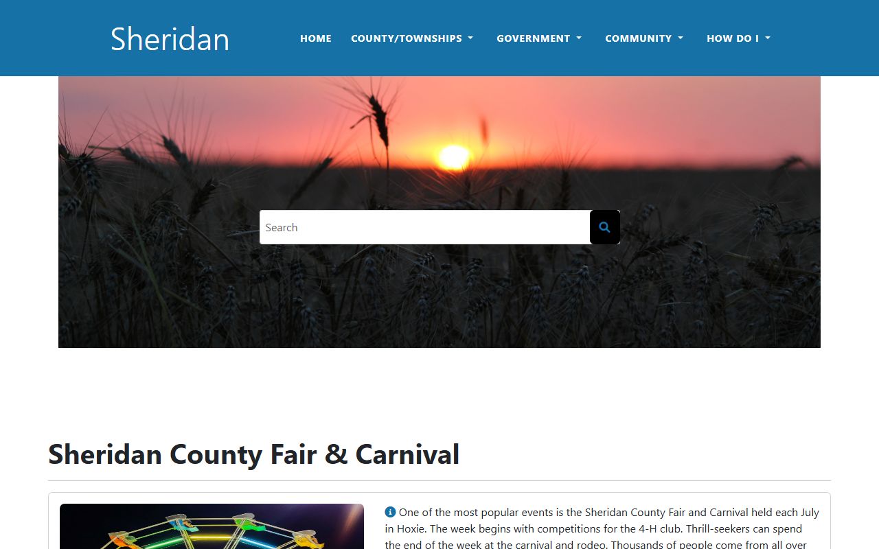Sheridan County Court records Mickey's Museum local history page