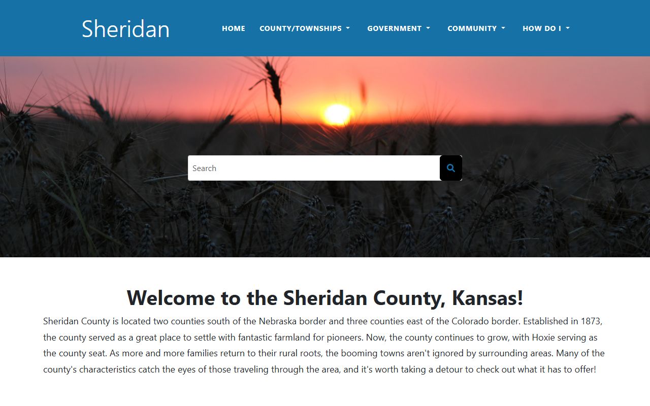 Sheridan County Court records county commissioners page