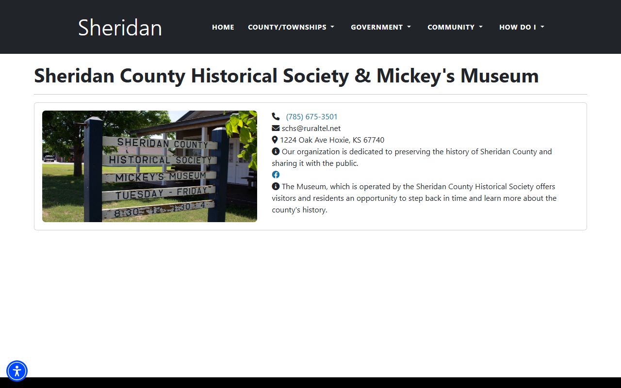 Sheridan County Court records county profile page