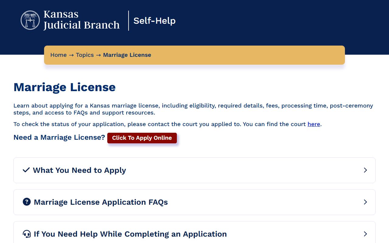 Sheridan County marriage records Kansas electronic marriage license application